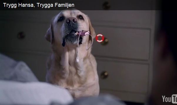 Namnlös bild Oskar i reklamfilm för Trygghansa, 2010