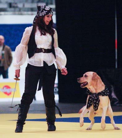 pirates Oskar och jag under Agriafinalen HUND 2007
